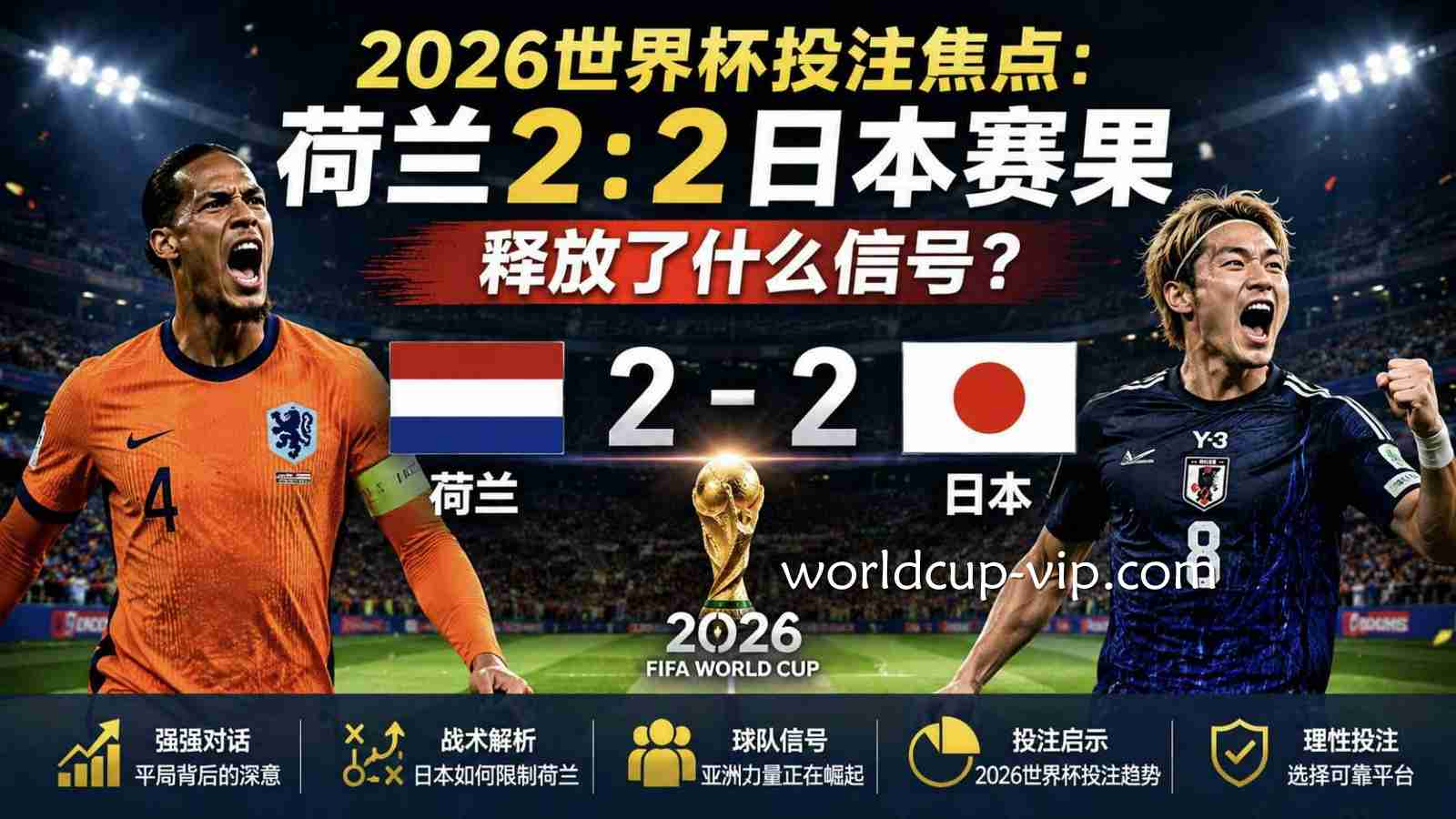 2026世界杯投注焦点：荷兰2:2日本赛果释放了什么信号？