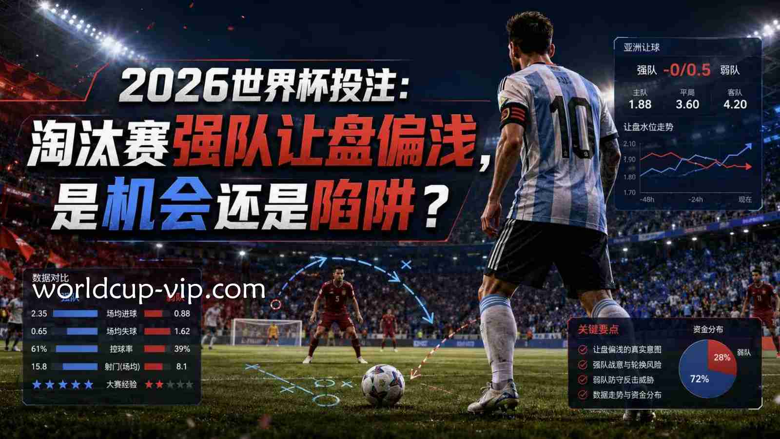 2026世界杯投注：淘汰赛强队让盘偏浅，是机会还是陷阱？