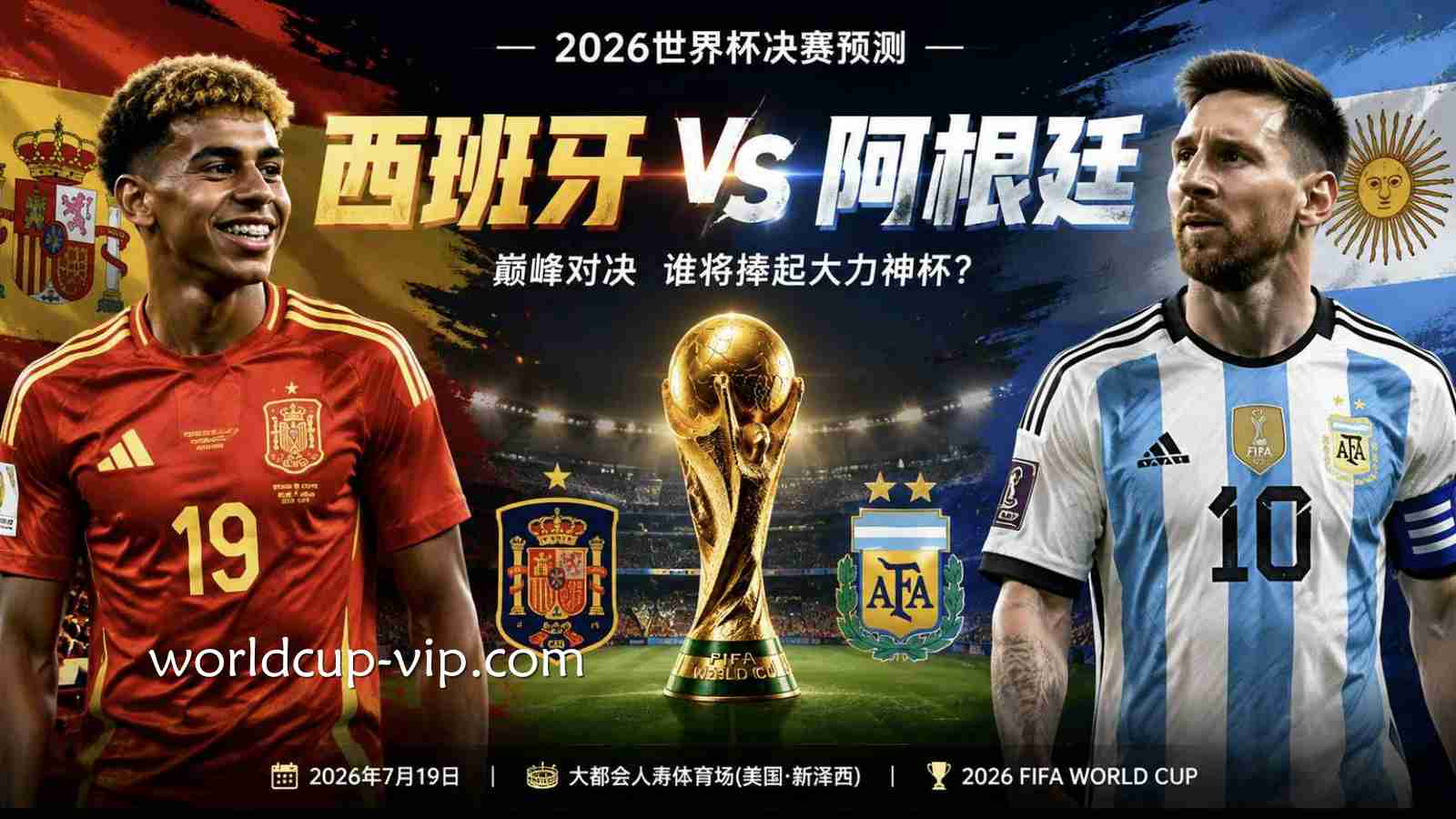 2026世界杯决赛队伍预测：西班牙vs阿根廷最有希望争冠？