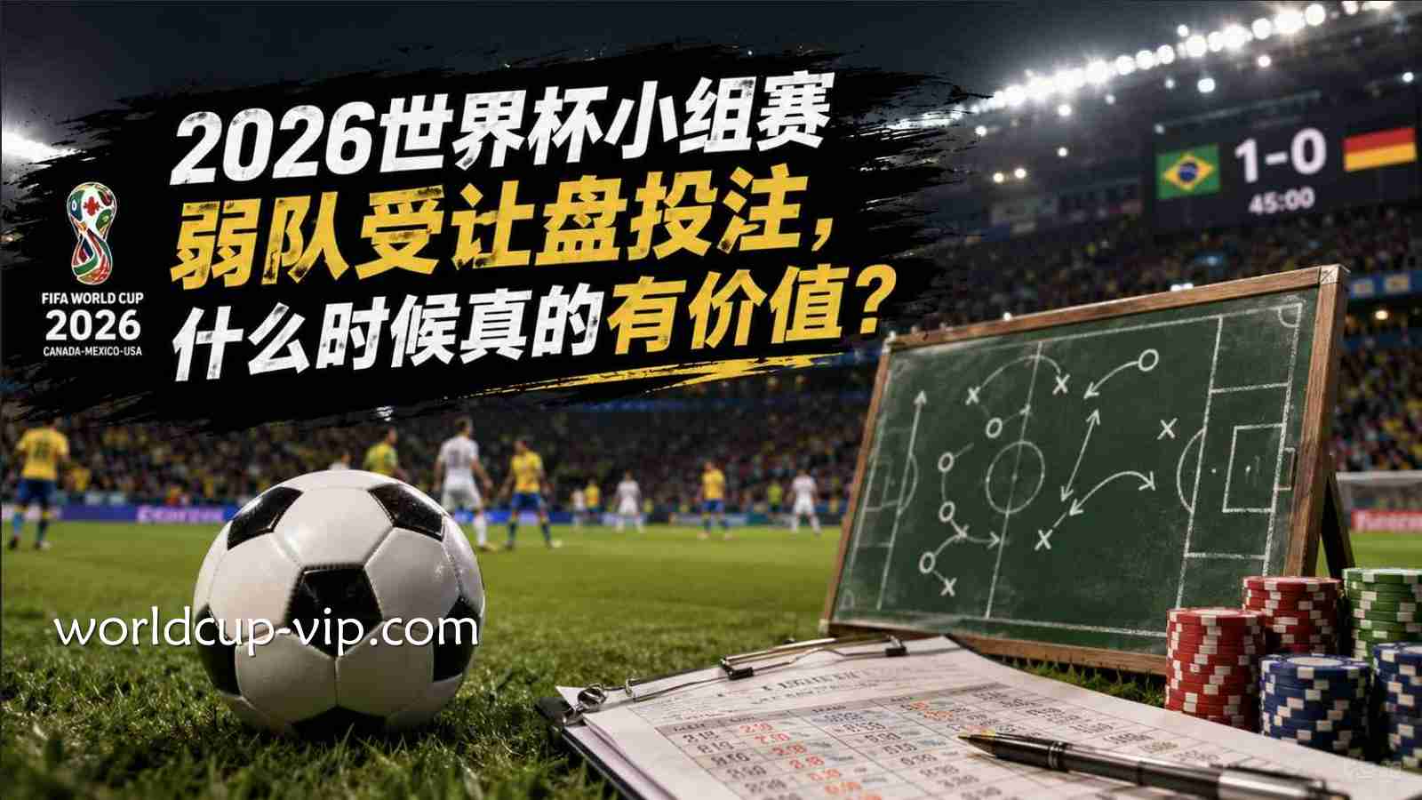 2026世界杯小组赛弱队受让盘投注，什么时候真的有价值？