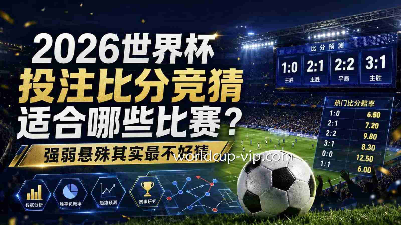 2026世界杯投注比分竞猜适合哪些比赛？强弱悬殊其实最不好猜