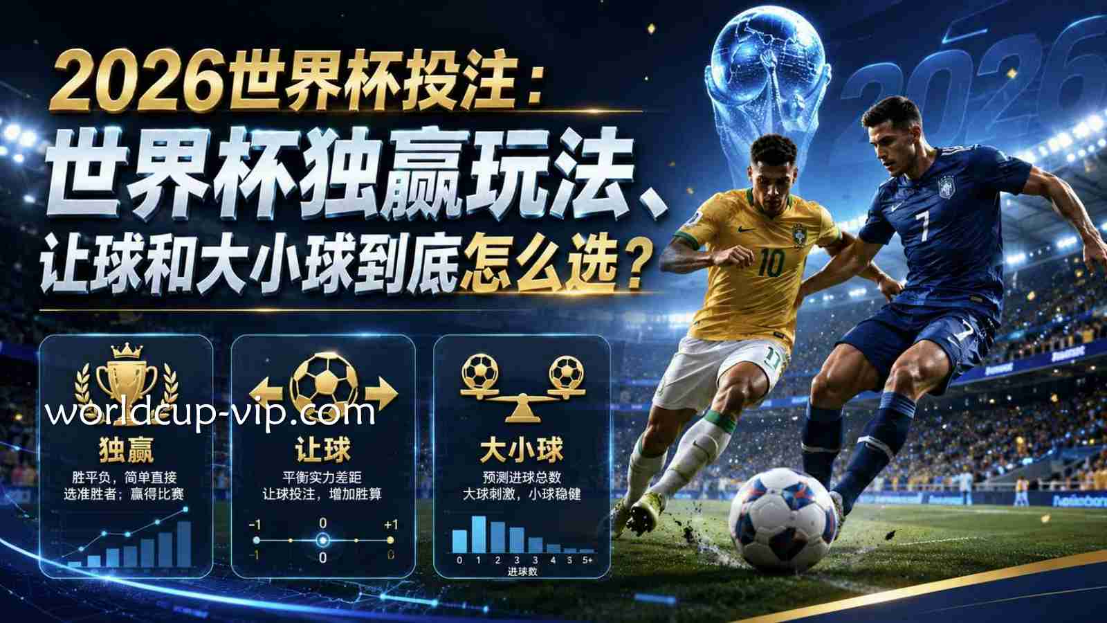 2026世界杯投注:世界杯独赢玩法、让球和大小球到底怎么选?|世界杯投注