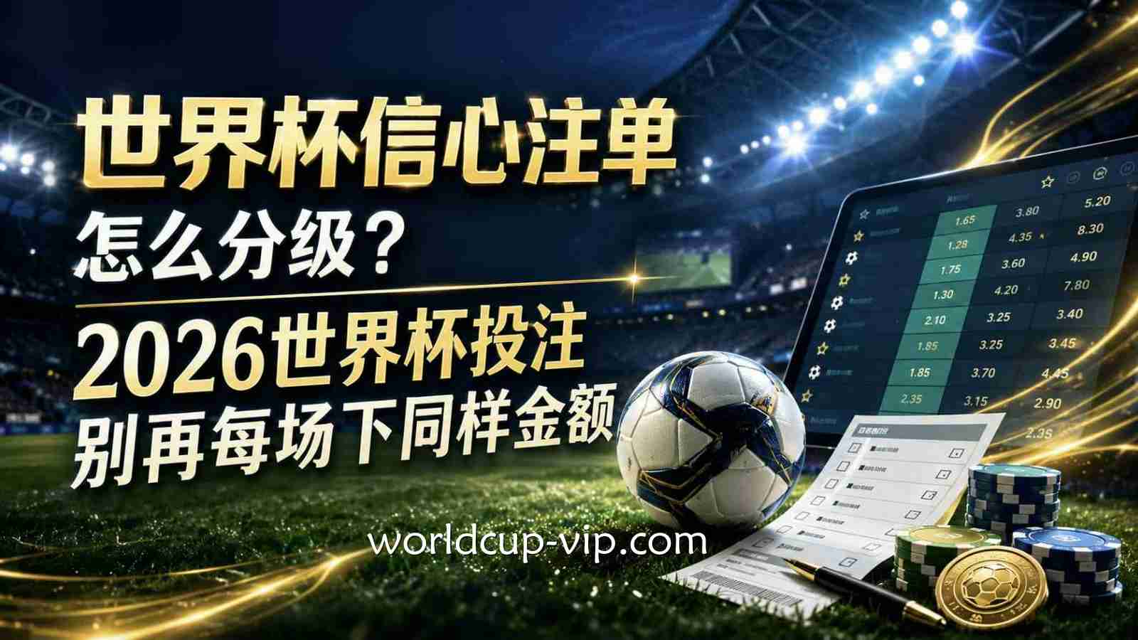 世界杯信心注单怎么分级?2026世界杯投注别再每场下同样金额|世界杯投注